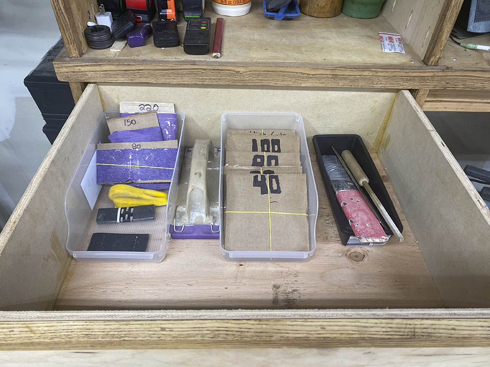 Sanding Drawer